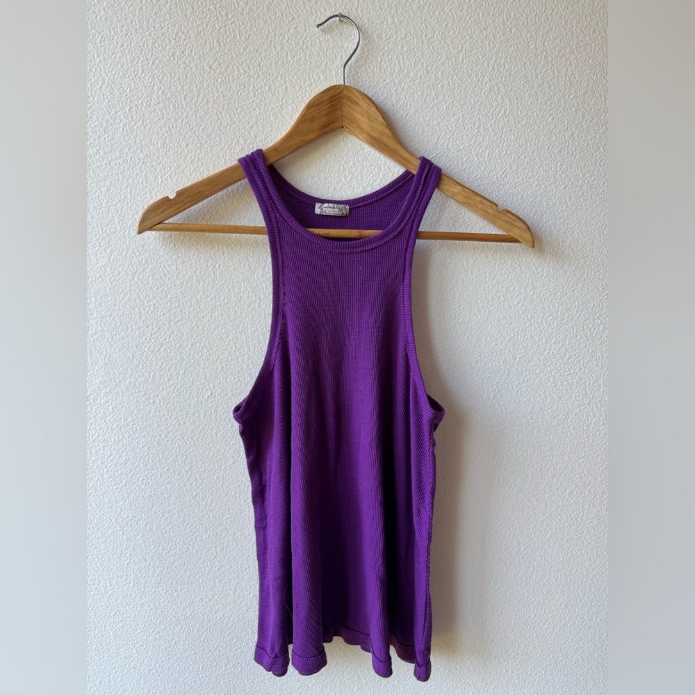 Free People Racerback High Neck Tank